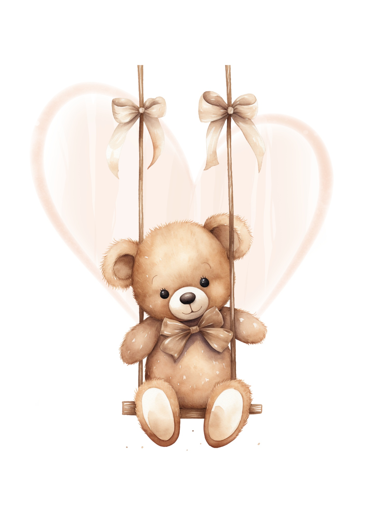 Poster für Babyzimmer Dekoration mit niedlichen Motiven in DIN A4 Größe