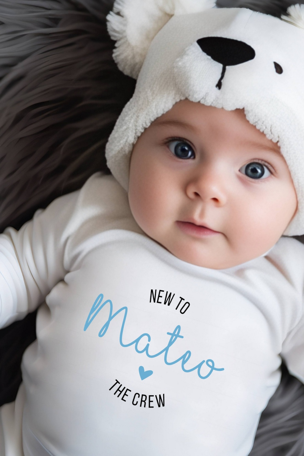 Weicher Babybody mit süßem Aufdruck, bequeme Kleidung für Babys, ideal für verschiedene Anlässe.