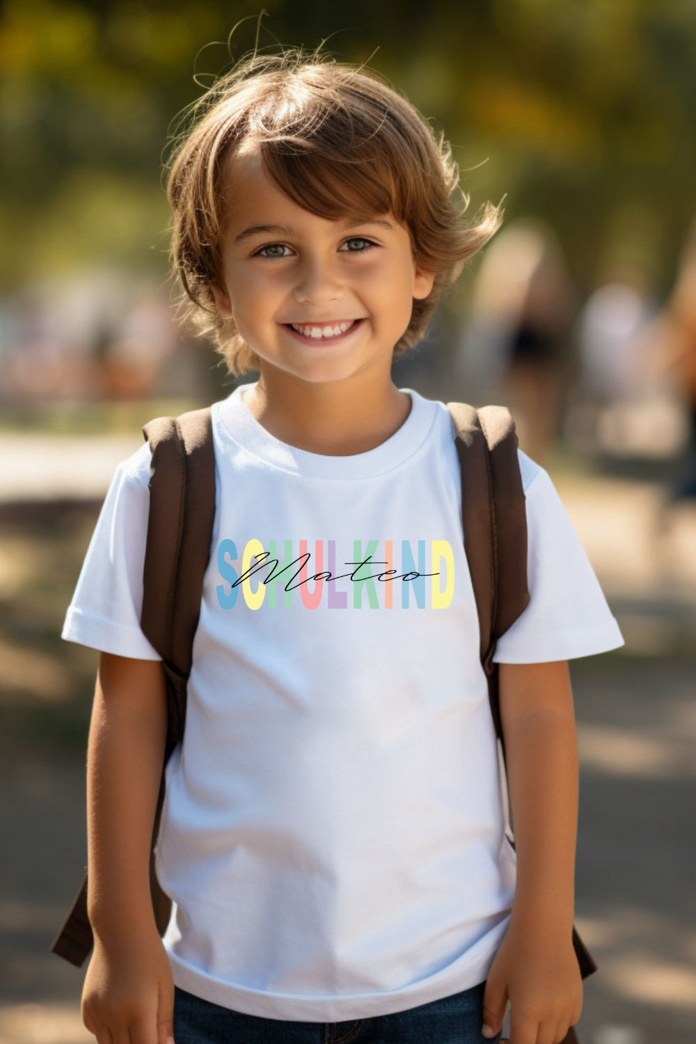 Kinder T-Shirt für den ersten Schultag mit stylischem und bequemem Design