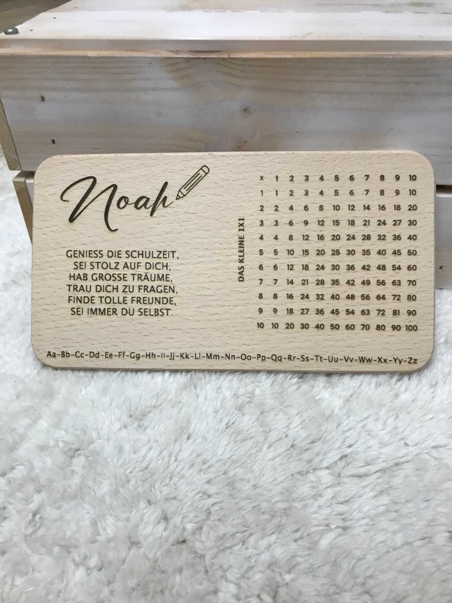 Hochwertiges Frühstücksbrett mit stilvollem Design und Personalisierung für individuelles Frühstückserlebnis.
