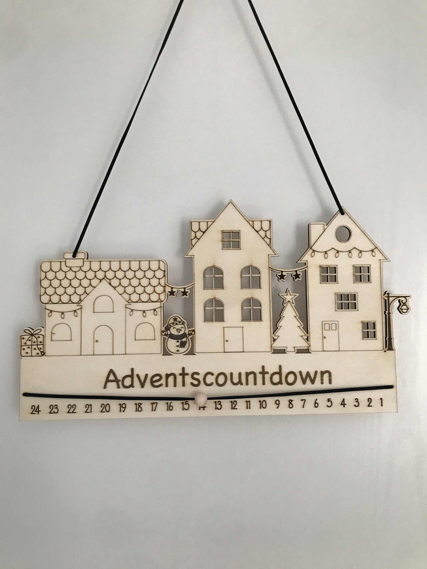 Adventskalender – Personalisierbarer Holz Adventscountdown