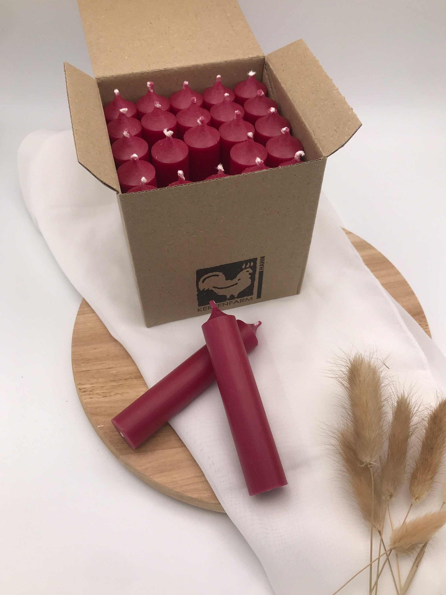 Stabkerzen 10 cm lang - Durchmesser 22 mm | verschiedene Farben
