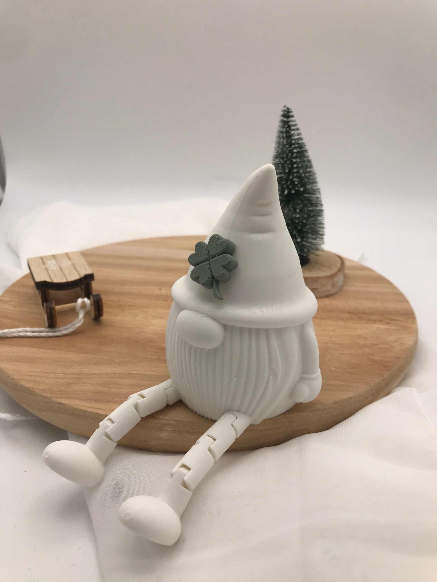 Wichtel Karlchen mit Flexi Beinen | 3D Druck | Wichtel für Licht | Kantenhocker | wichtelig | Deko | Geschenk|Weihnachten