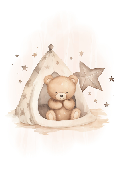 Wandbild | Bild | Kinderzimmer |Babyzimmer | Poster |DIN A4 | Dekorati