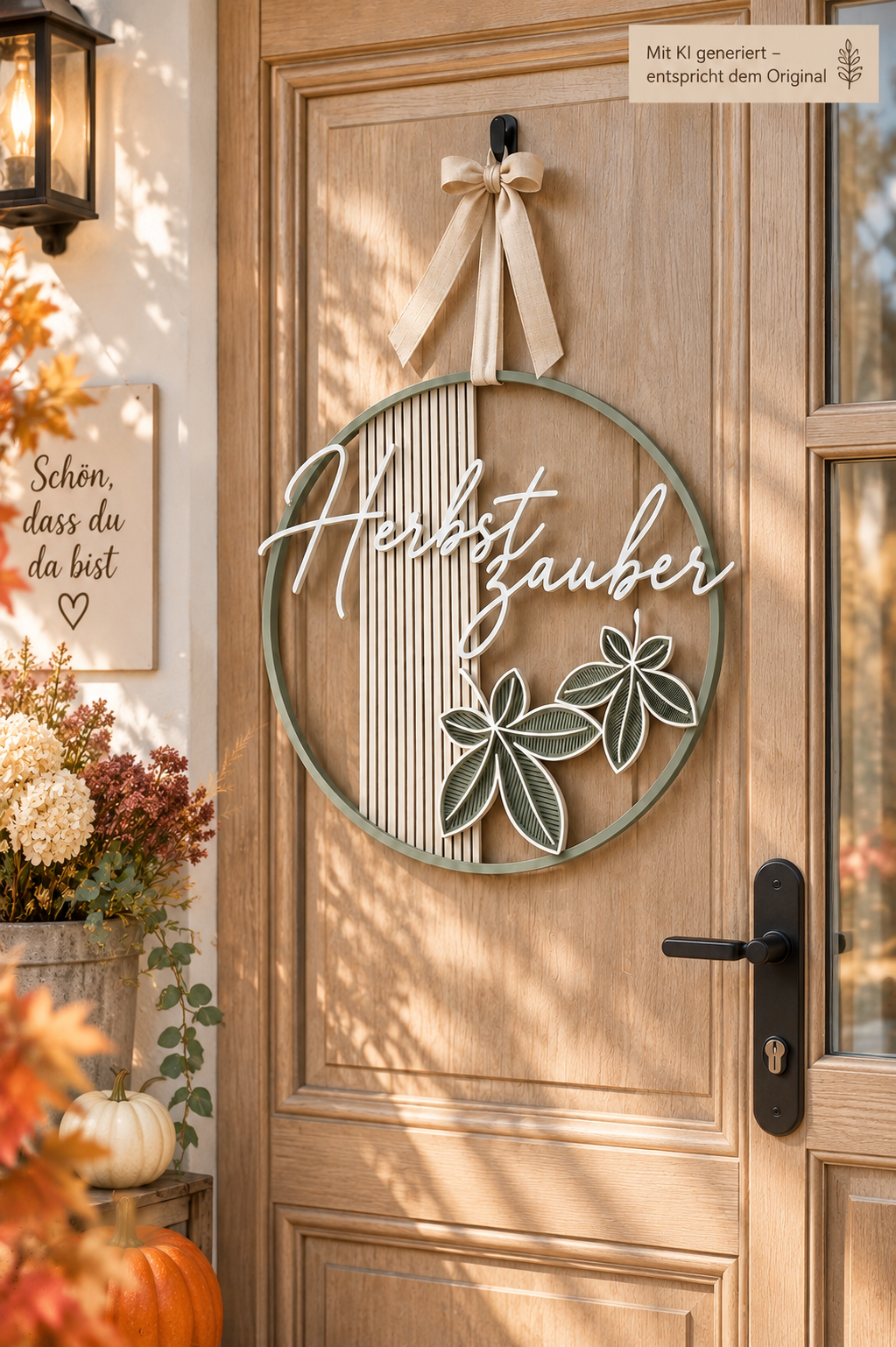 Herbst Türschild aus PLA – Herbstzauber | ca. 22 cm