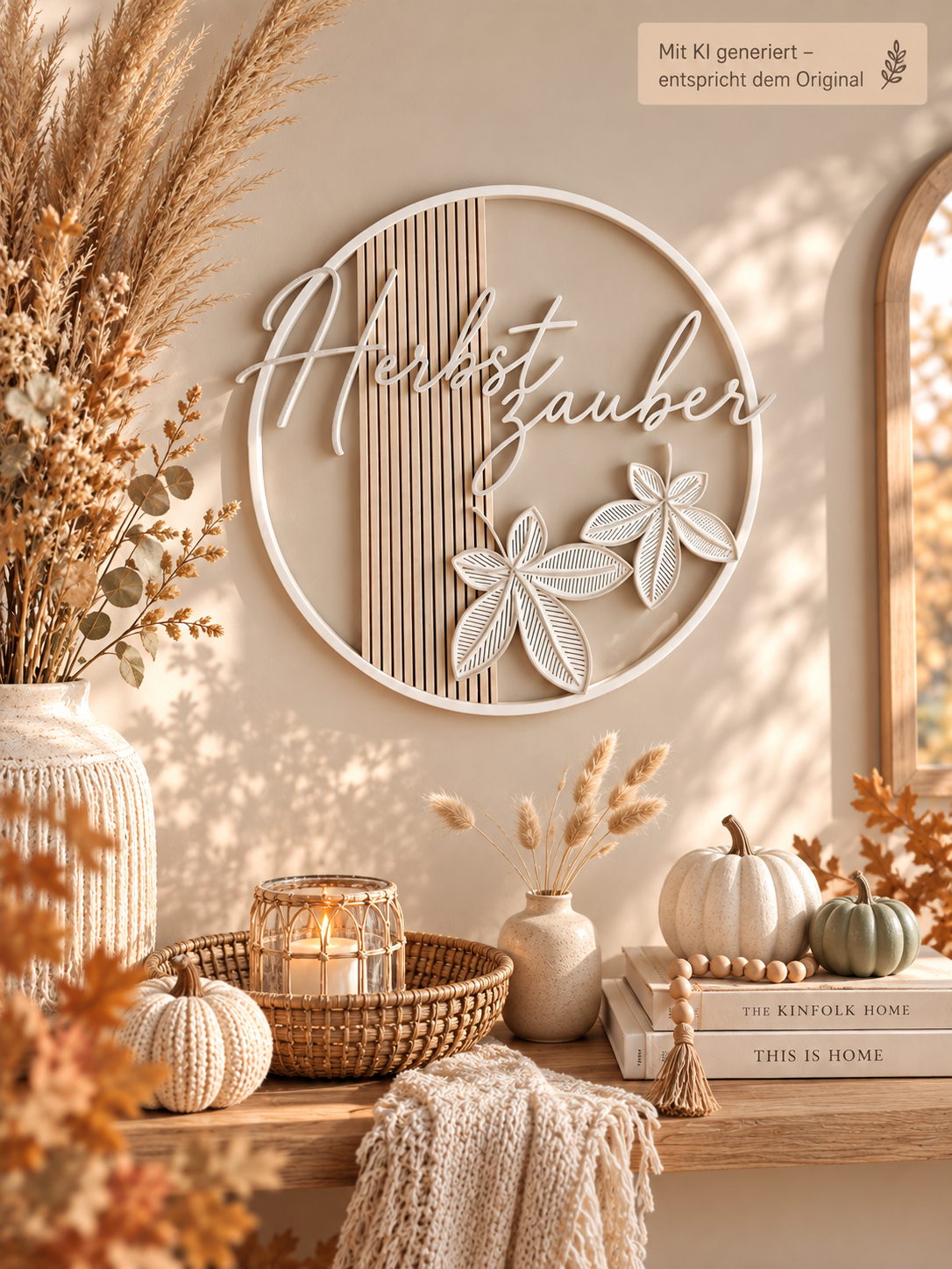 Herbst Türschild aus PLA – Herbstzauber | ca. 22 cm