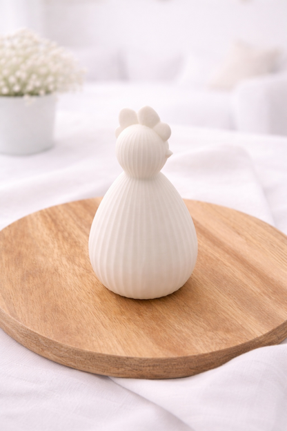 Huhn „Gerda“ – Minimalistische Osterdeko aus PLA in zwei Größen