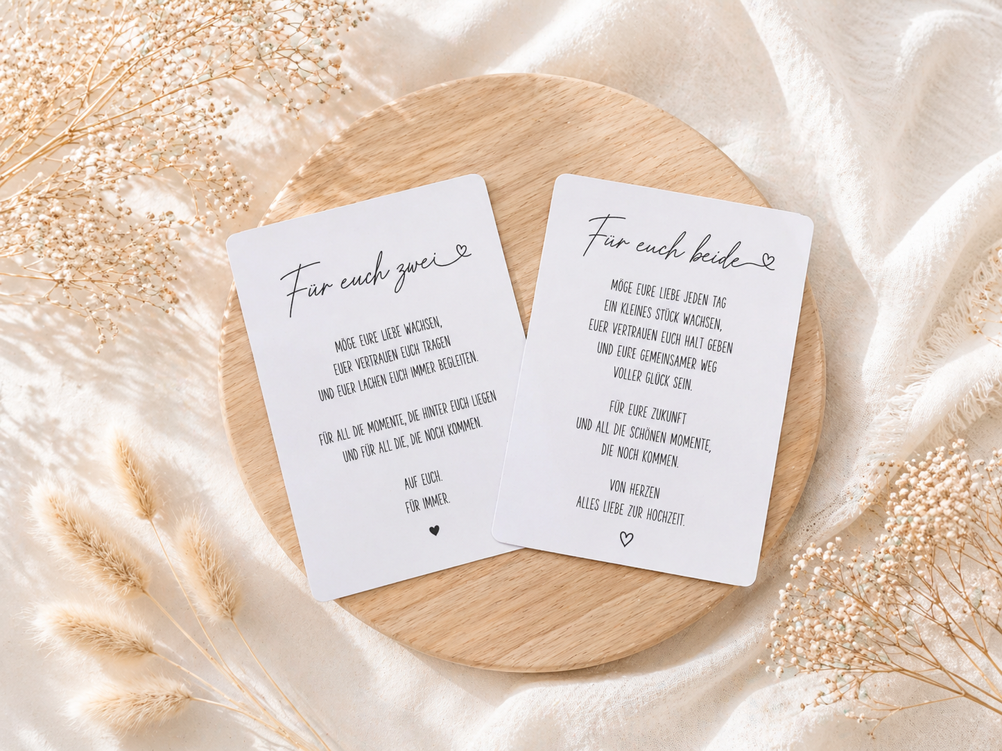 Personalisierte Geschenkbox Hochzeit aus Holz mit Gravur