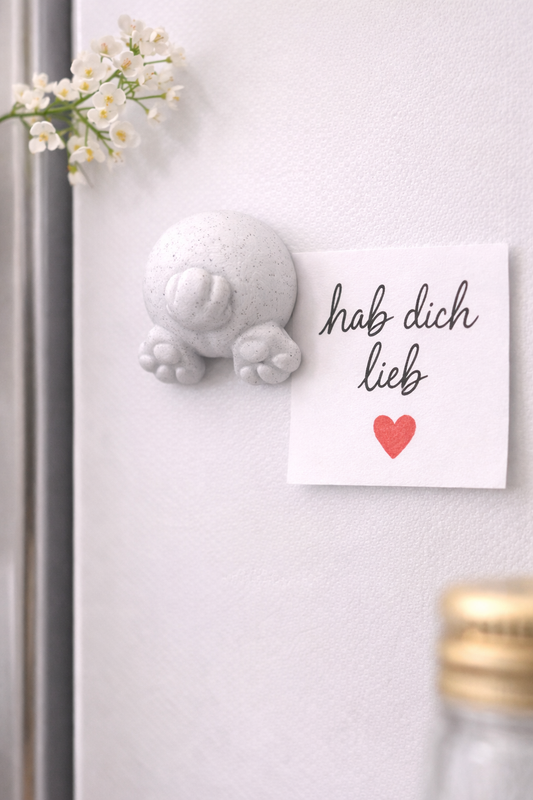 Süßer Osterhasen Magnet als Deko für Kühlschrank oder Magnetwand