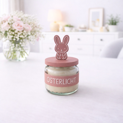 Osterkerze im Glas – Personalisierte Osterdeko & Geschenkidee