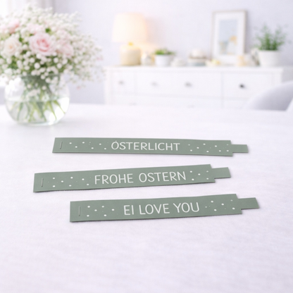 Osterkerze im Glas – Personalisierte Osterdeko & Geschenkidee