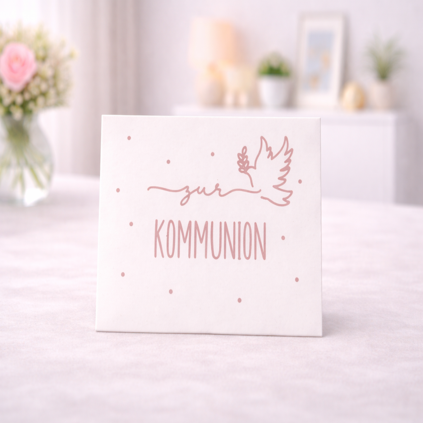 Moderner 3D-gedruckter Umschlag für Geldgeschenke zur Taufe, Kommunion und Jugendweihe