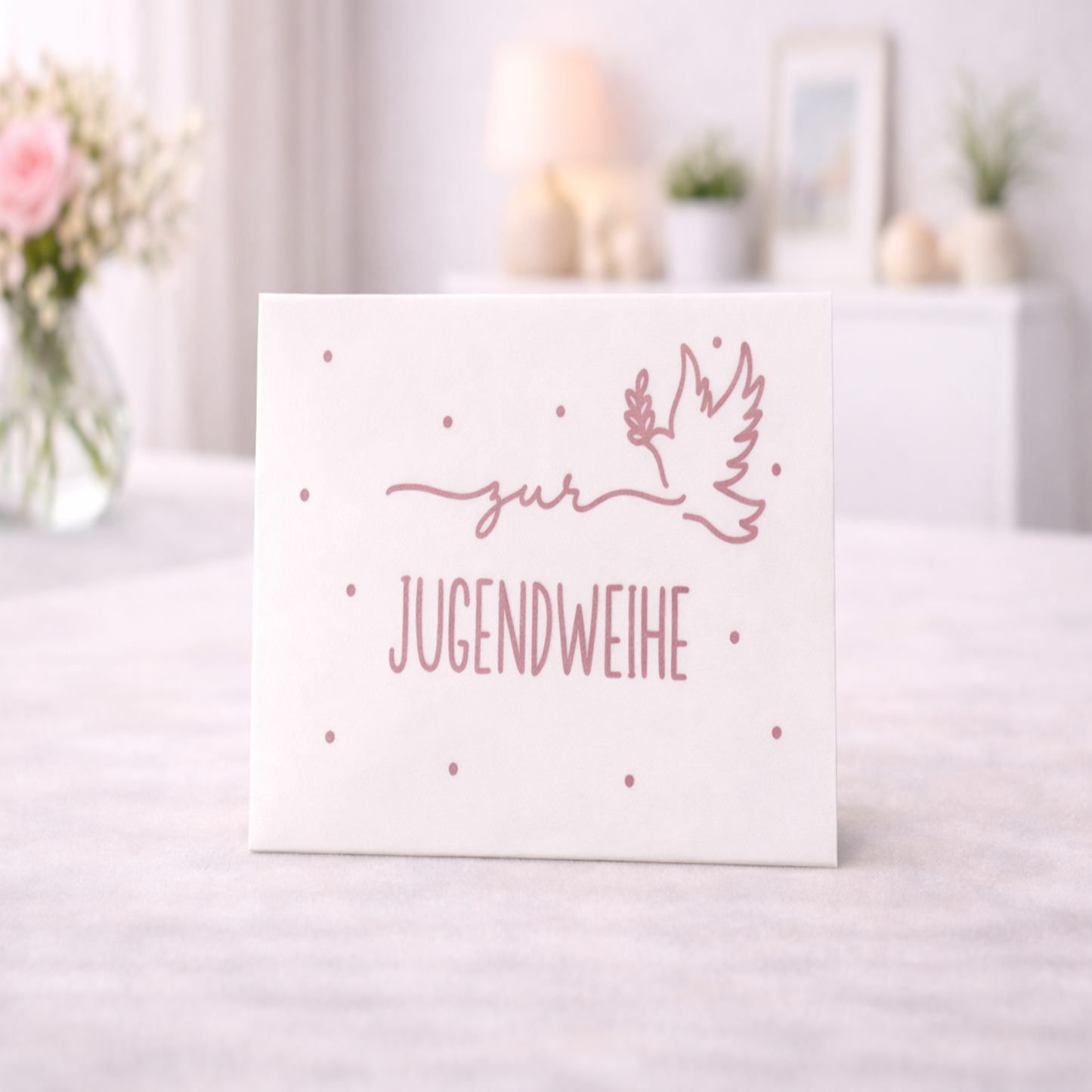 Moderner 3D-gedruckter Umschlag für Geldgeschenke zur Taufe, Kommunion und Jugendweihe