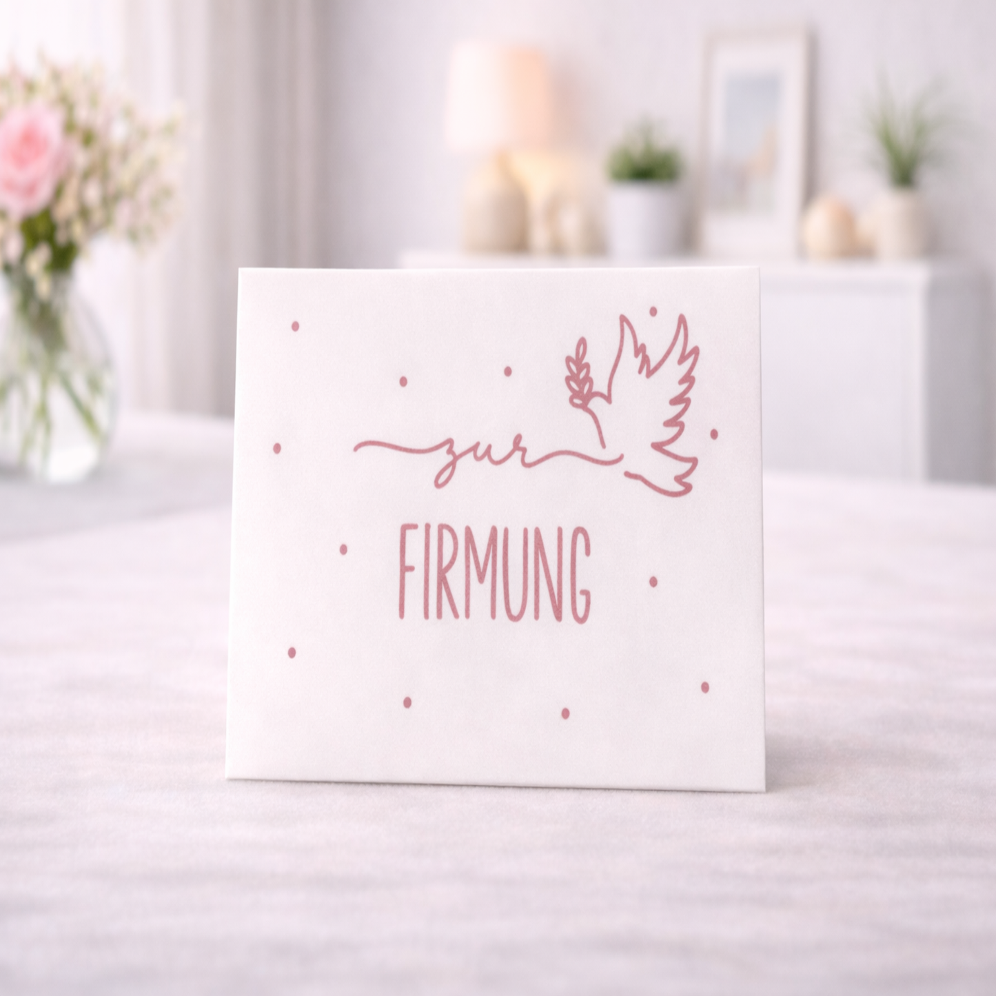 Moderner 3D-gedruckter Umschlag für Geldgeschenke zur Taufe, Kommunion und Jugendweihe