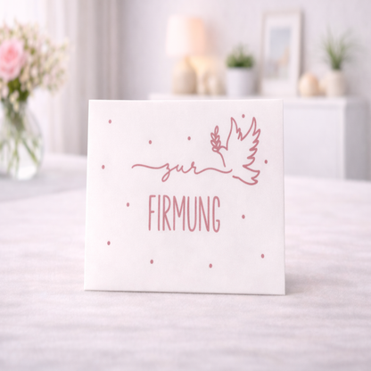 Moderner 3D-gedruckter Umschlag für Geldgeschenke zur Taufe, Kommunion und Jugendweihe