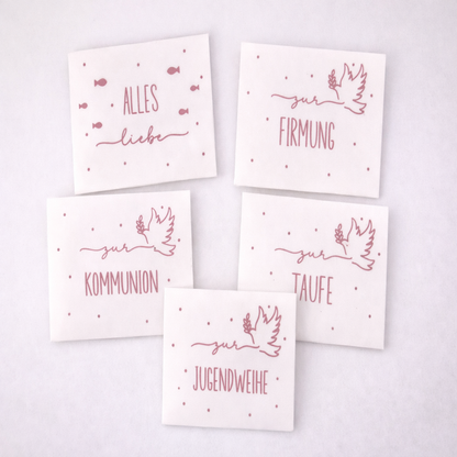 Moderner 3D-gedruckter Umschlag für Geldgeschenke zur Taufe, Kommunion und Jugendweihe