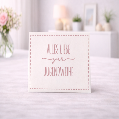 Moderner 3D-gedruckter Umschlag für Geldgeschenke zur Taufe, Kommunion und Jugendweihe