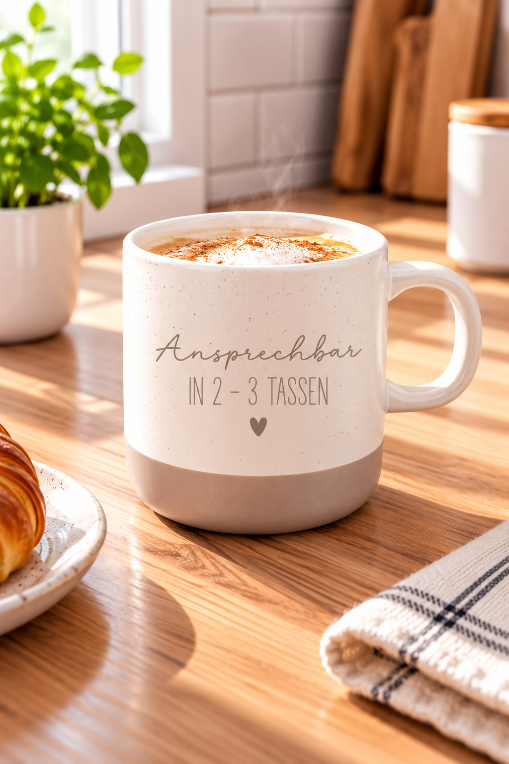 Kaffeetasse mit Spruch – Kaffee & Tee Tasse