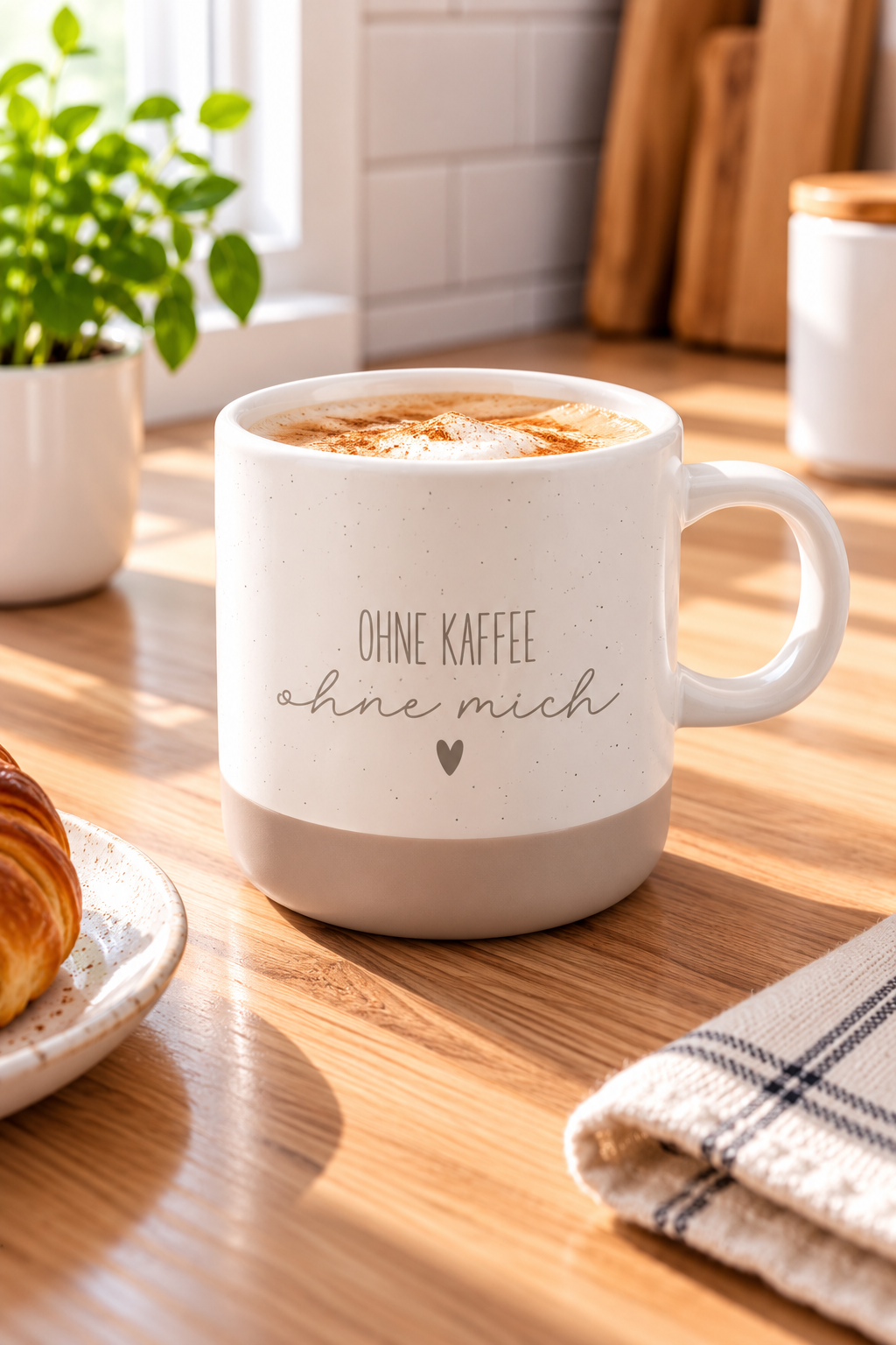 Kaffeetasse mit Spruch – Kaffee & Tee Tasse