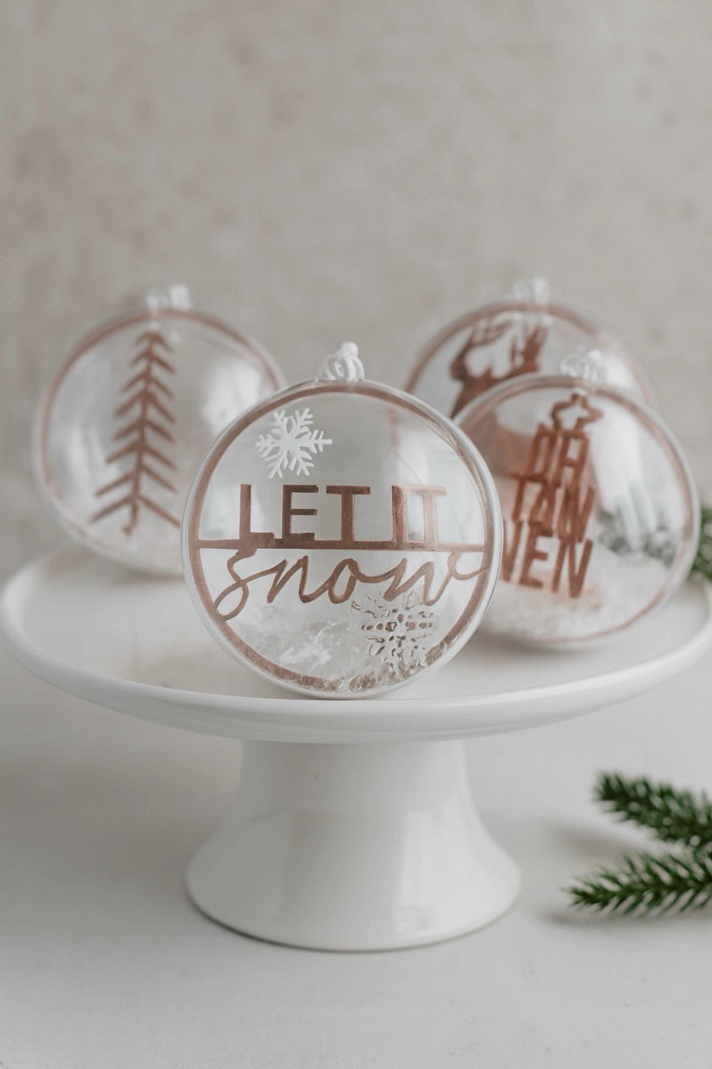 Weihnachtskugeln | Weihnachtsdeko | Acrylkugeln