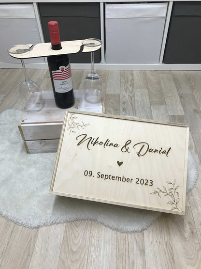 Personalisierte Erinnerungskiste für Hochzeiten