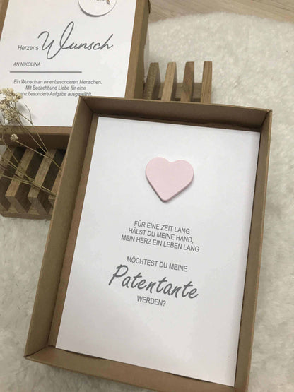 Patentante fragen: Die perfekte Geschenkidee für eine besondere Frage!