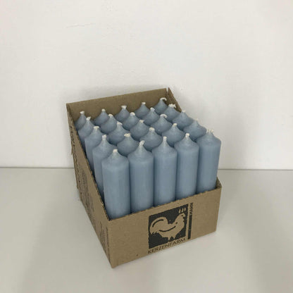 Stabkerzen 10 cm lang, Durchmesser 22 mm, verschiedene Farben, umweltfreundlich, RAL-zertifiziert.
