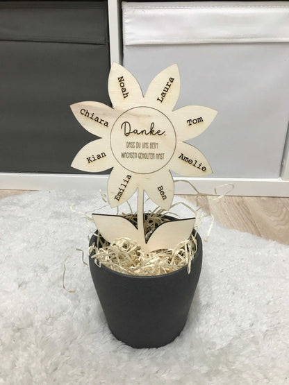 Kindergarten Abschiedsgeschenk|Geschenk Erzieherin Tagesmutter |Schule