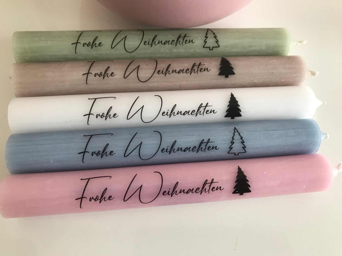 Stabkerzen – Elegante Festliche Dekoration für Weihnachten – schnullidudi