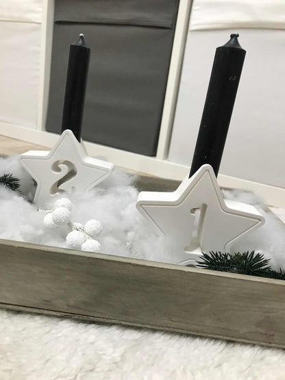 Adventskranz | Kerzen | Adventszahlen | Raysin minimalistisch