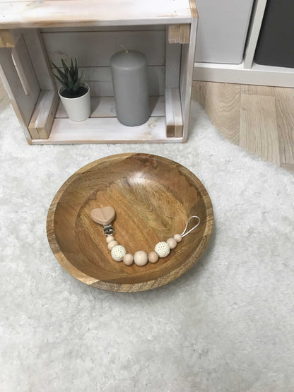 Schnullerkette für Babys in verschiedenen Designs