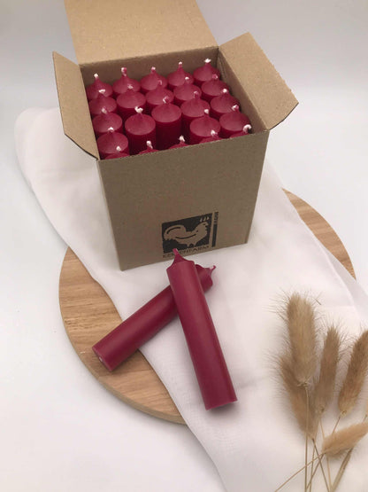 Stabkerzen 10 cm lang - Durchmesser 22 mm | verschiedene Farben