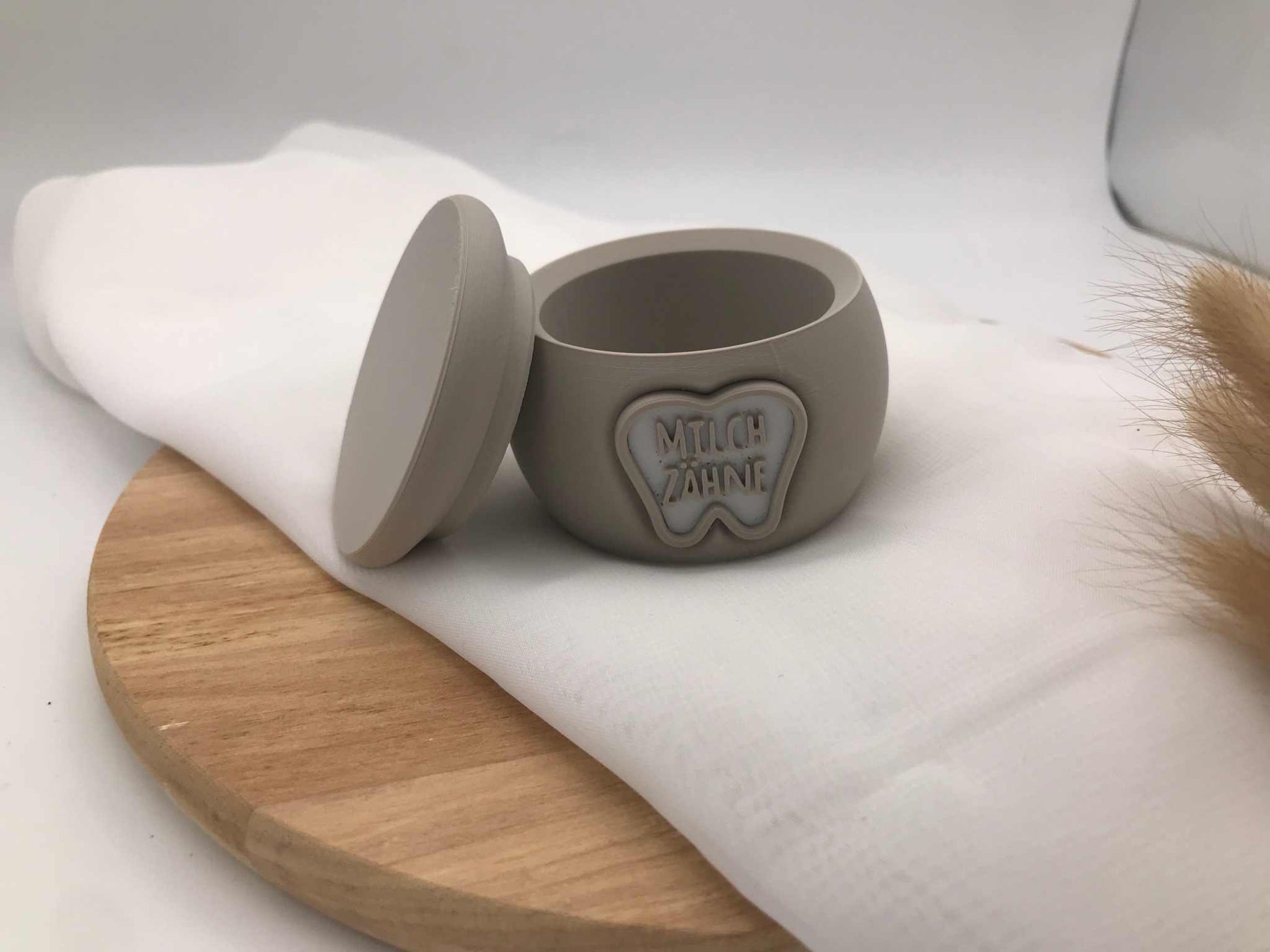 hundezahn aufbewahren Milchzahndose aus 3D-Druck – Personalisierbare Zahndose für Kinder – schnullidudi
