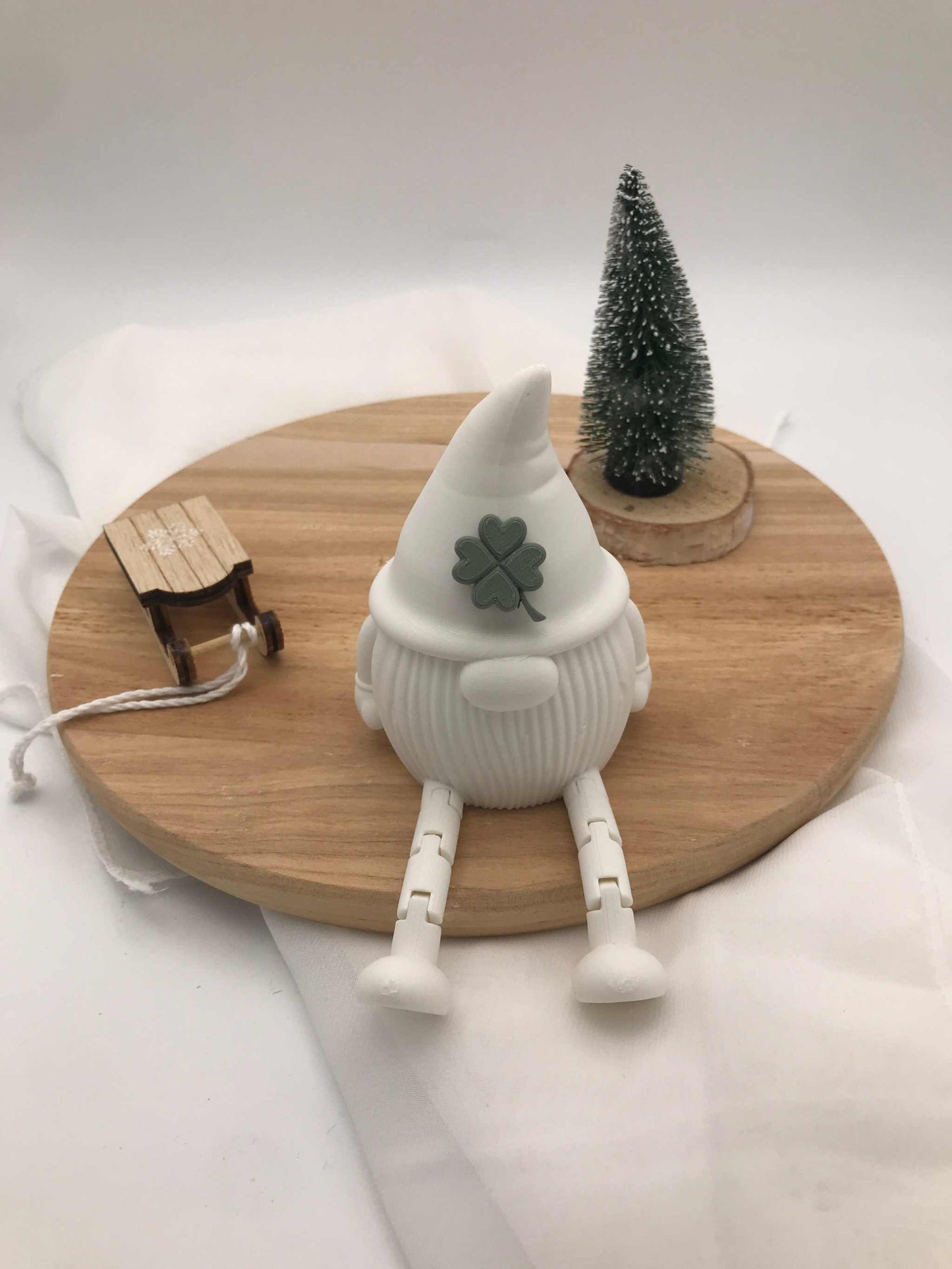 Wichtel Karlchen mit Flexi Beinen | 3D Druck | Wichtel für Licht | Kantenhocker | wichtelig | Deko | Geschenk|Weihnachten