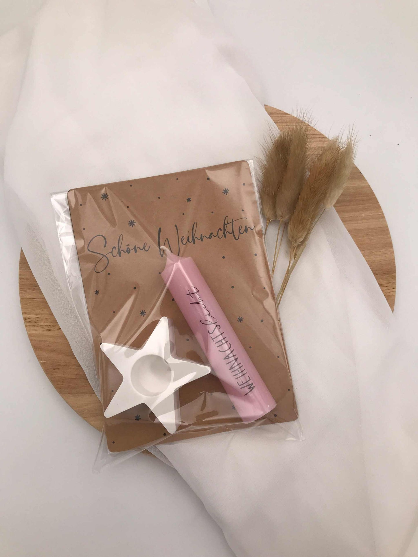 Weihnachtsgeschenk Kerze | Geschenkset | Wichtelgeschenk | Nikolaus | Dekoration | Geschenkbox Kerze Raysin Wichtel