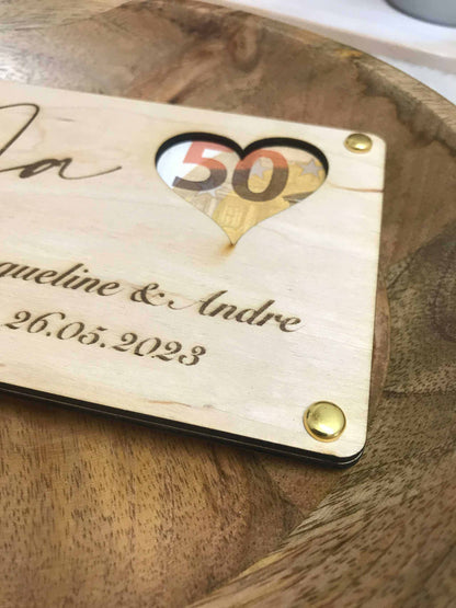 Geldgeschenk Hochzeit