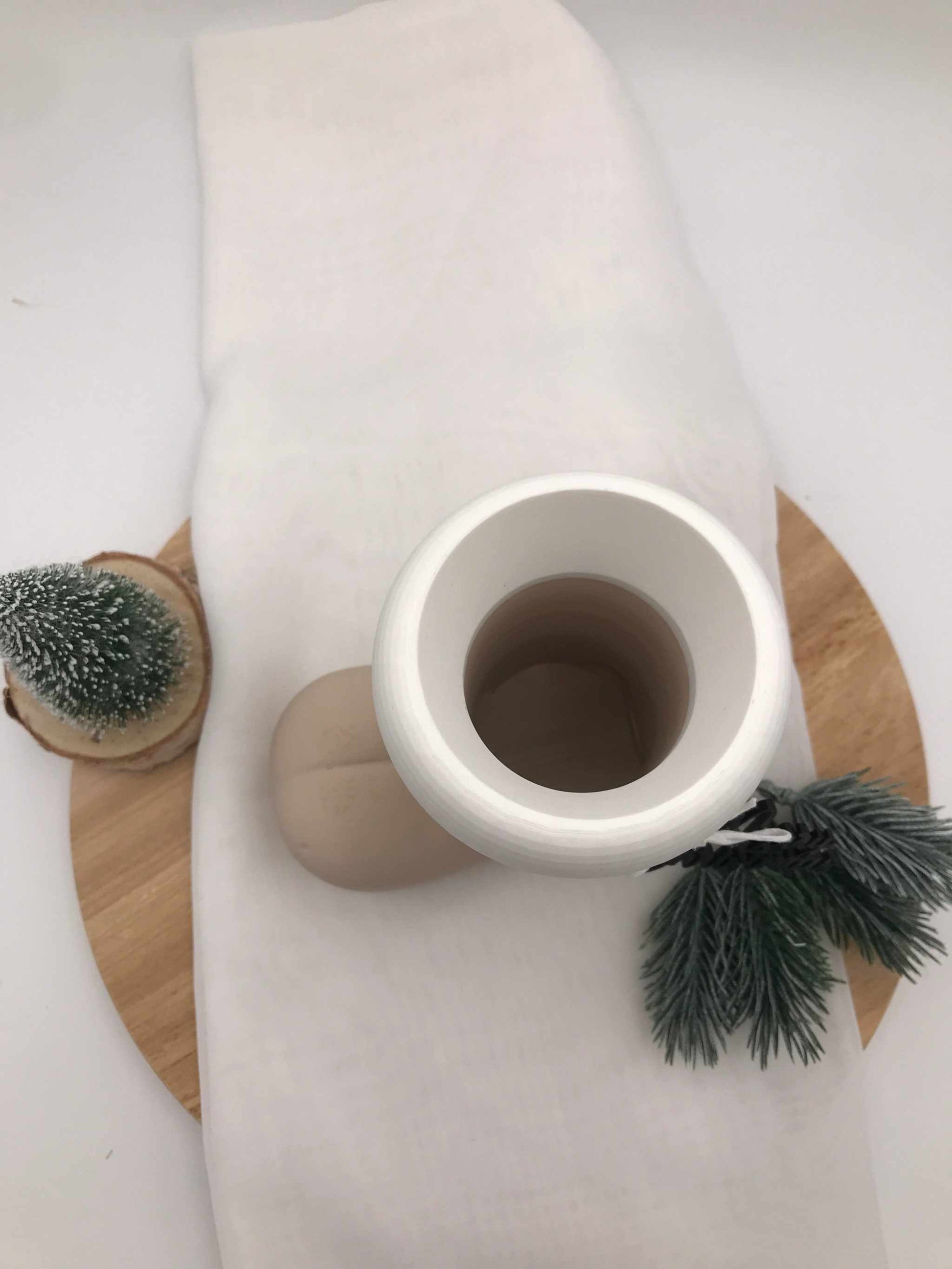 moderner Nikolausstiefel aus biologisch abbaubarem PLA im 3D-Druck, nachhaltige Weihnachtsdeko und Geschenkidee zum Befüllen