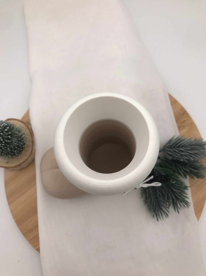 moderner Nikolausstiefel aus biologisch abbaubarem PLA im 3D-Druck, nachhaltige Weihnachtsdeko und Geschenkidee zum Befüllen