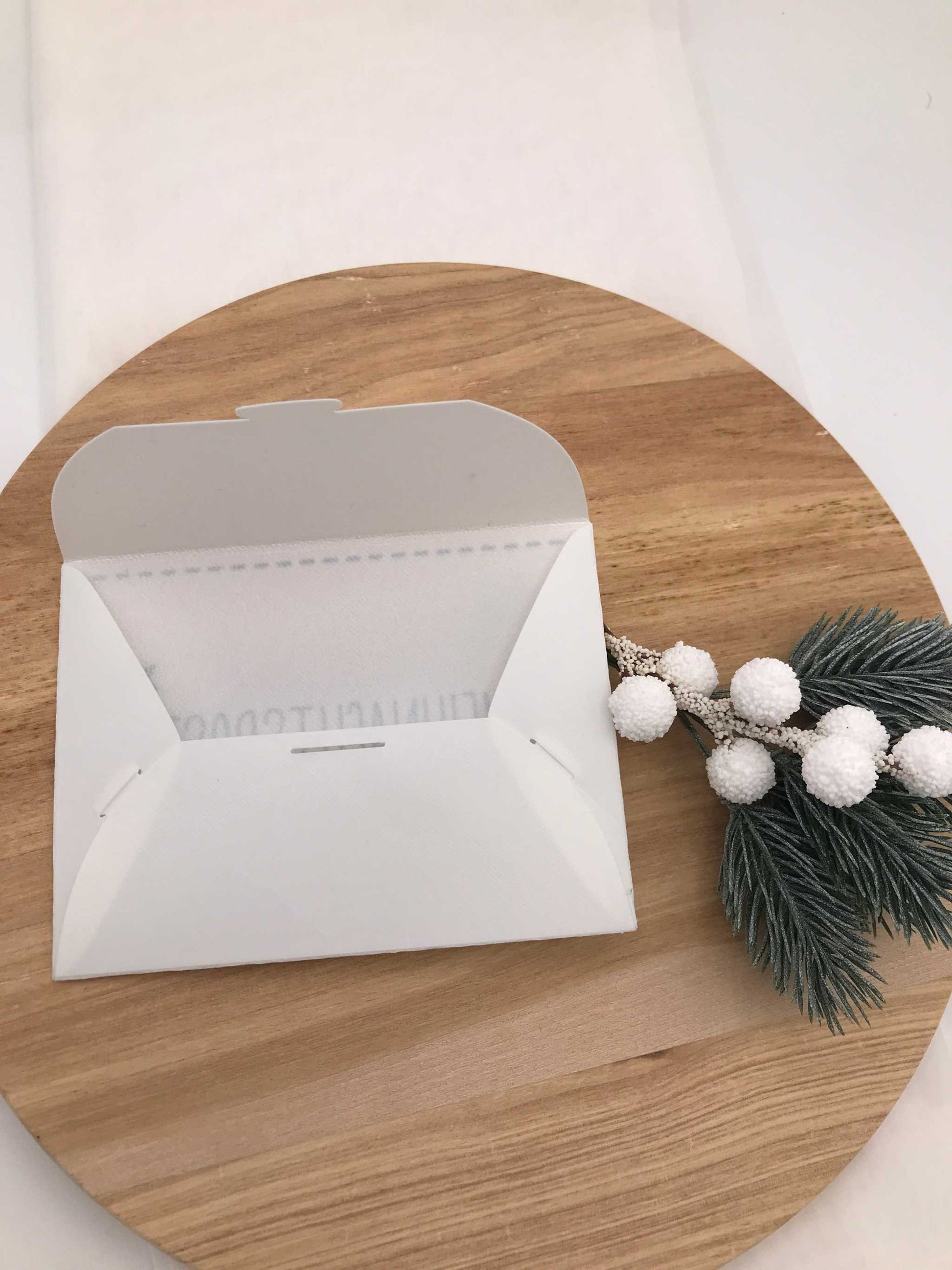 Weihnachtsbriefumschläge 3D-Druck PLA mit festlichen Motiven für Gutscheine und Wunschzettel