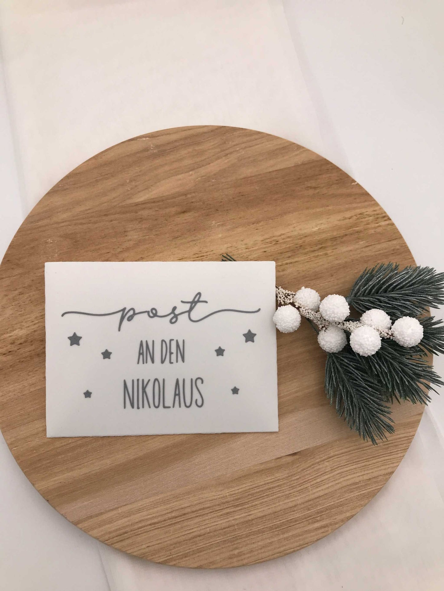 Weihnachtsbriefumschläge 3D-Druck PLA mit festlichen Motiven für Gutscheine und Wunschzettel