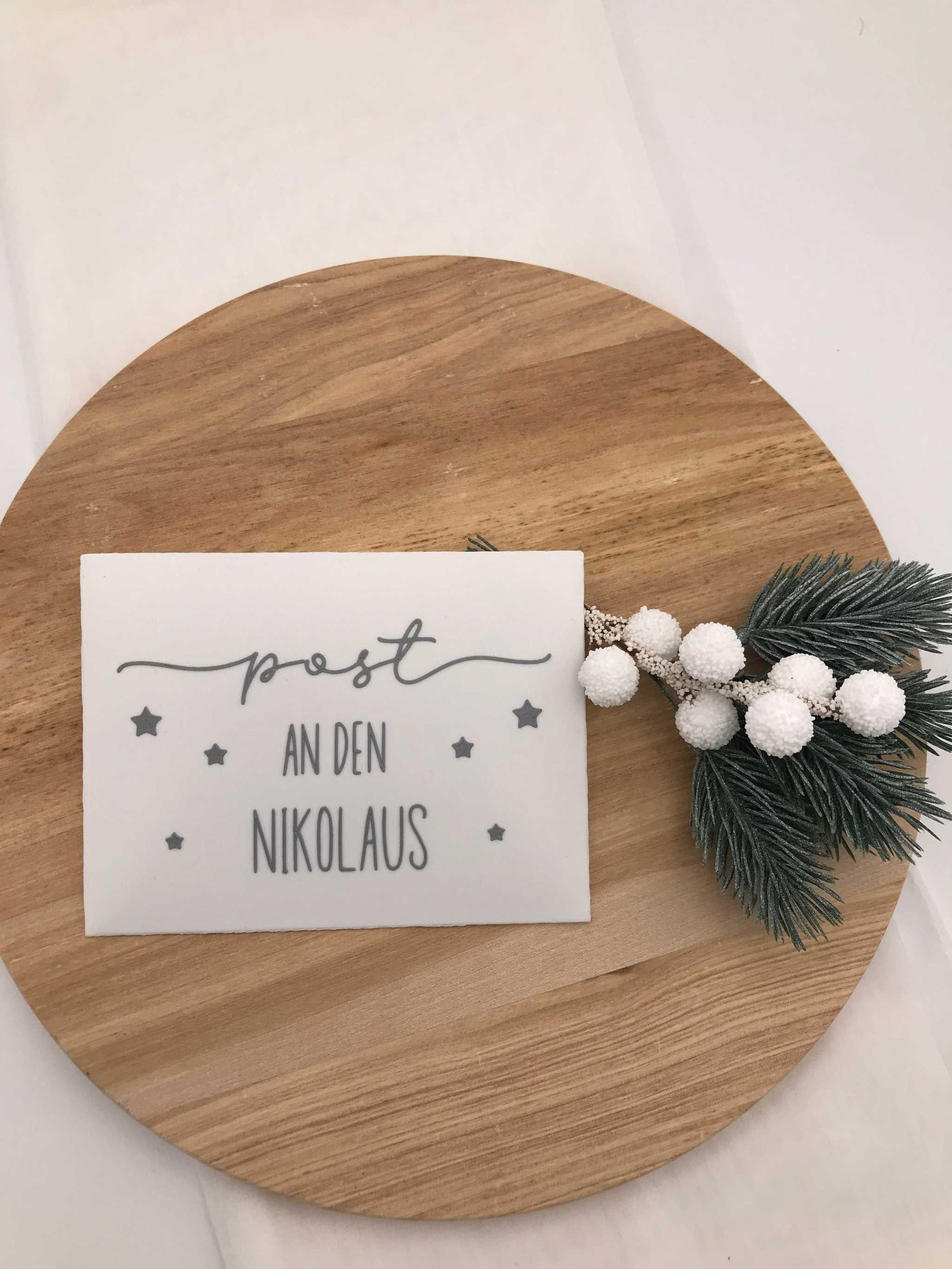 Weihnachtsbriefumschläge 3D-Druck PLA mit festlichen Motiven für Gutscheine und Wunschzettel