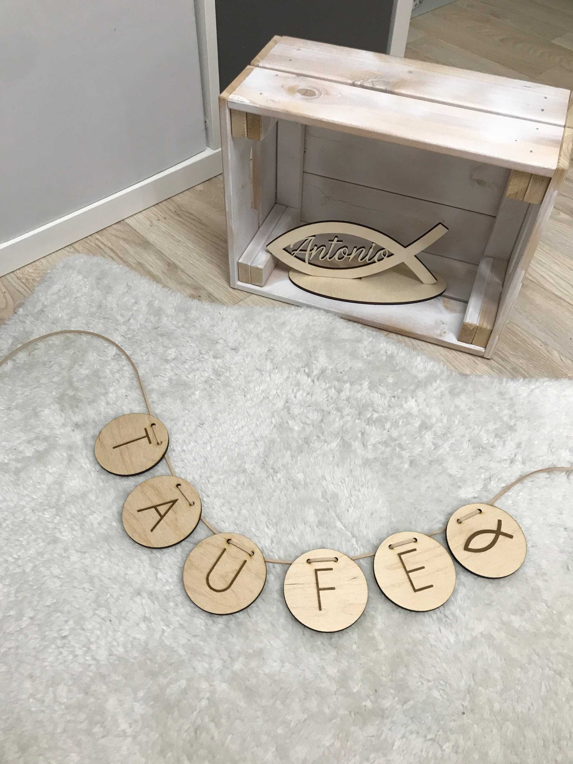 Personalisierte Wimpelkette |Holzgirlande | Wimpelkette Holz | Kinderz