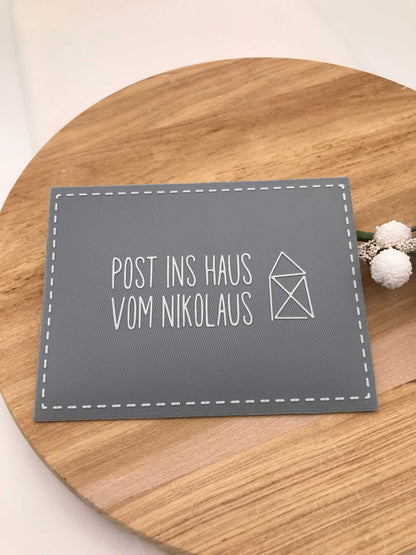 Weihnachtsbriefumschläge 3D-Druck PLA mit festlichen Motiven für Gutscheine und Wunschzettel