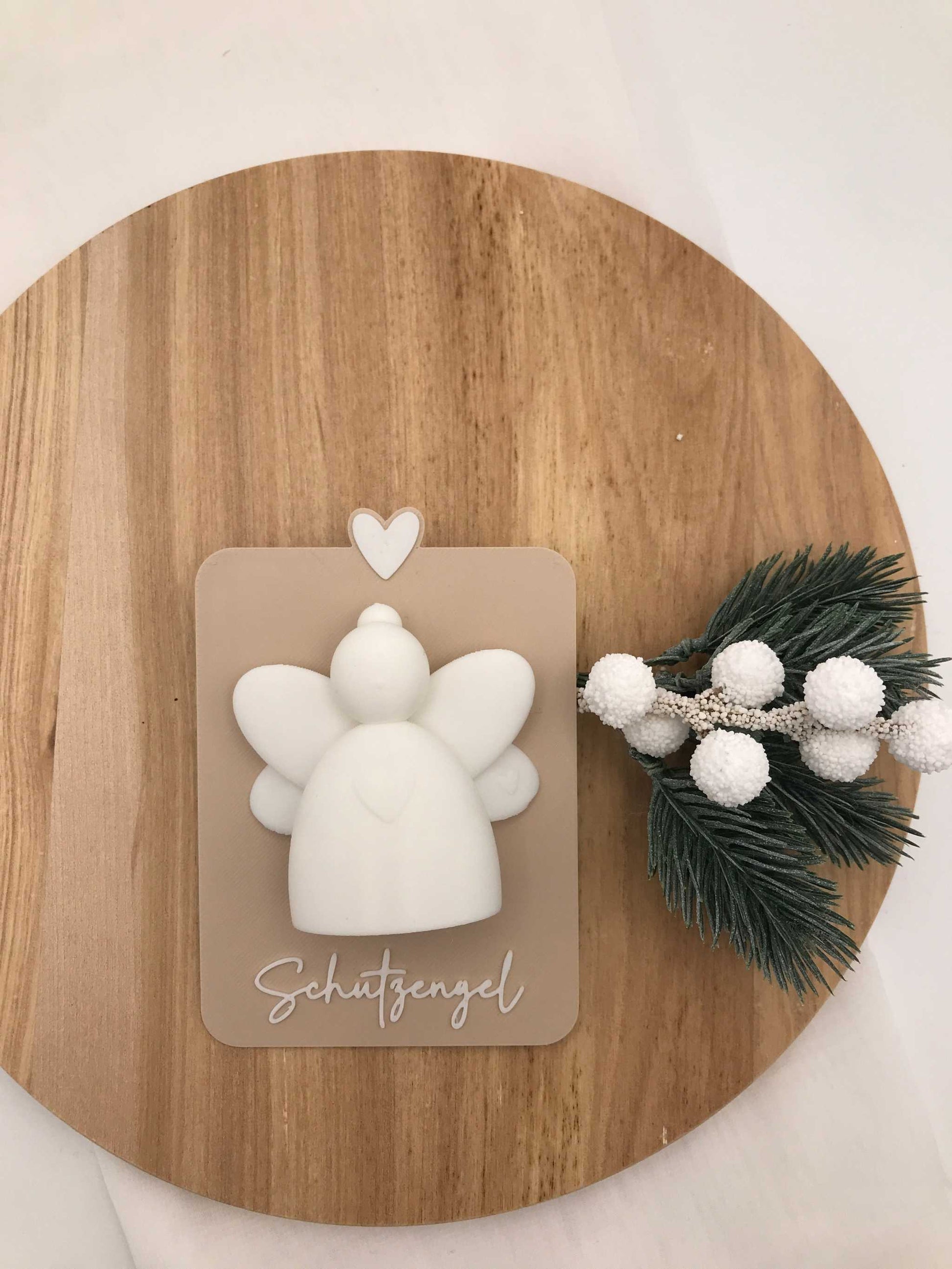 Schutzengel – 3D Druck Geschenk | Engel Anhänger mit Karte&3 Varianten