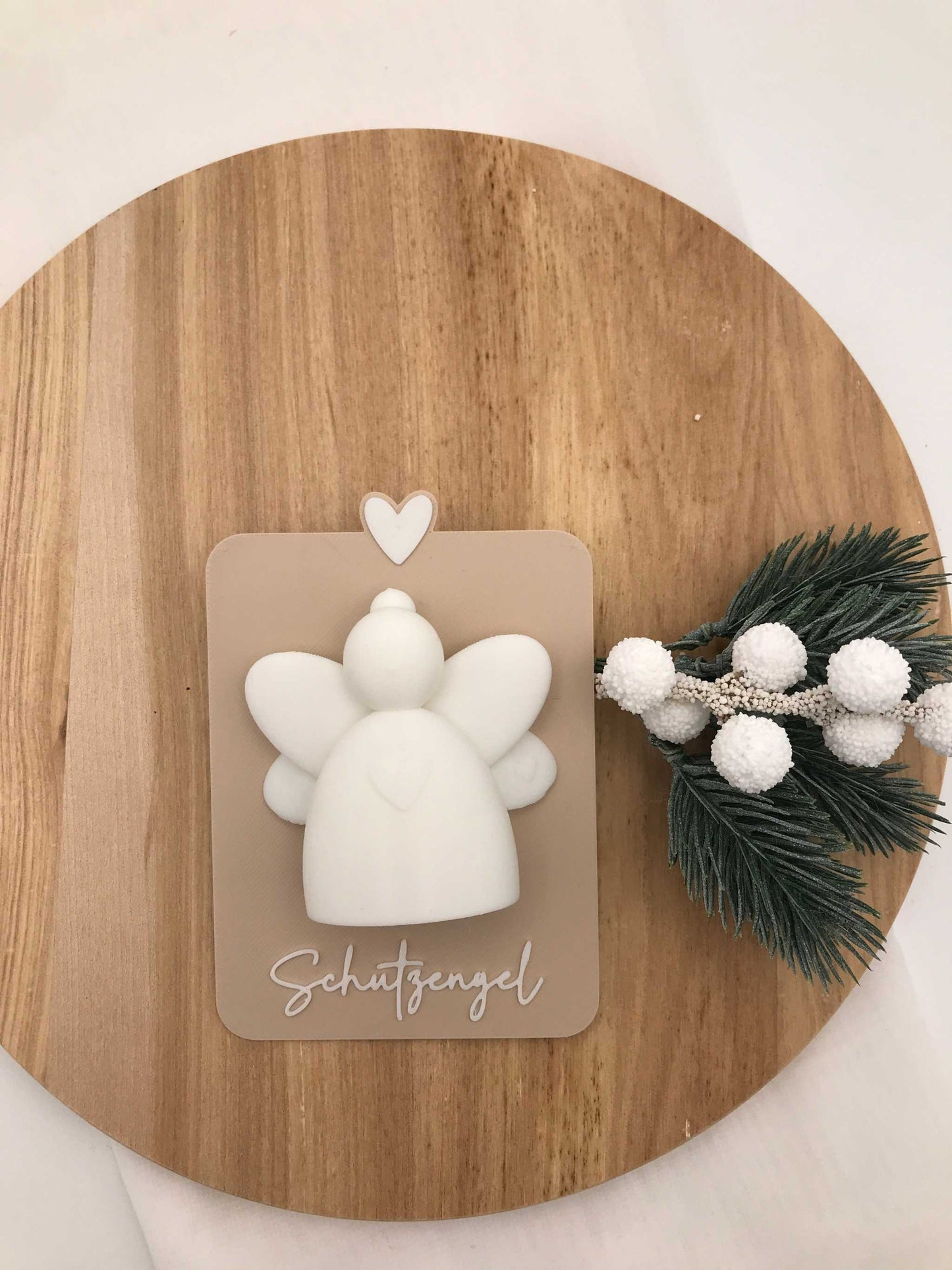 Schutzengel – 3D Druck Geschenk | Engel Anhänger mit Karte&3 Varianten