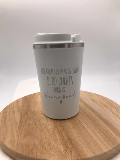 Doppelwandiger Thermobecher / Edelstahlbecher mit Gravur – Isoliert & Personalisiert