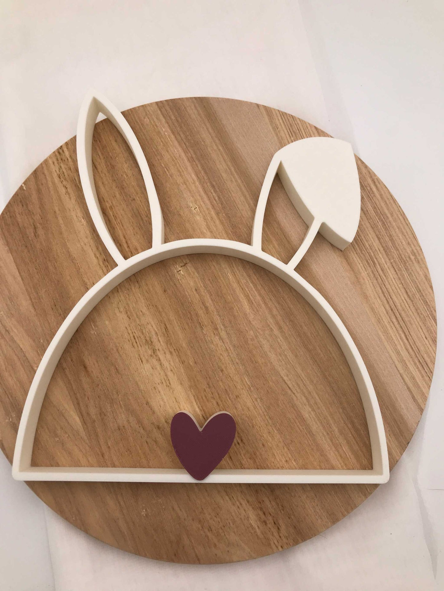 Moderne Hasen-Deko aus PLA 3D-Druck mit Schlappohr oder Stehohr und Herz- oder Stupsnase für Frühling und Ostern