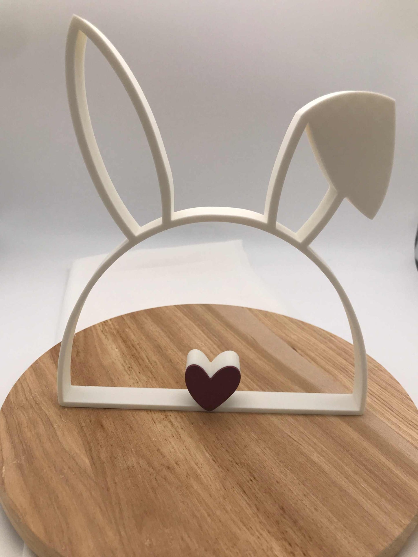 Schlichte Hasen-Deko aus PLA mit variablen Ohren und Nasen als Oster- und Frühlingsdeko