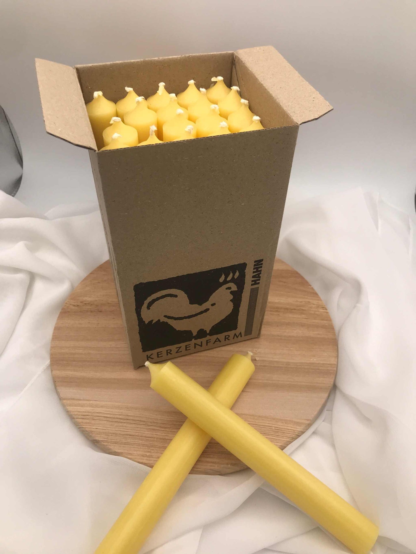 Stabkerzen 18 cm lang - Durchmesser 22 mm | verschiedene Farben