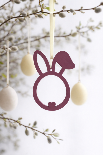 Osterhasen Anhänger aus PLA – Osterdeko für Osterstrauch & Zweige